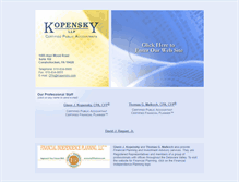 Tablet Screenshot of kopensky.com